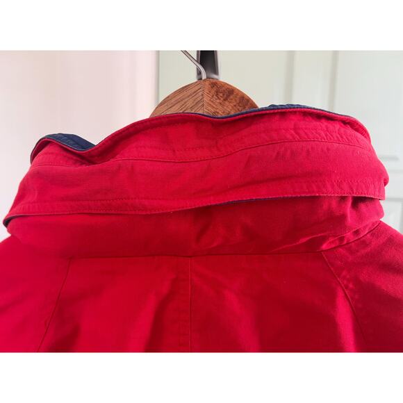 Vintage 90s Eddie Bauer Red Windbreaker Jacket | Outdoor Outfitter Seattle USA - Picture 8 of 9